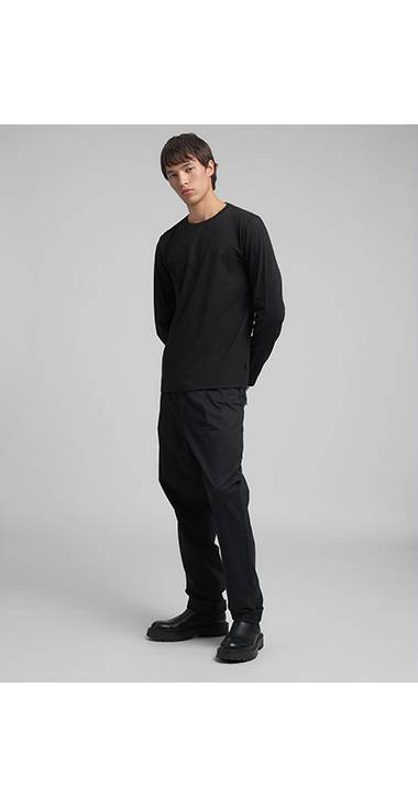 REPLEYロゴ ストレッチジャージーロンT 詳細画像 ブラック 4